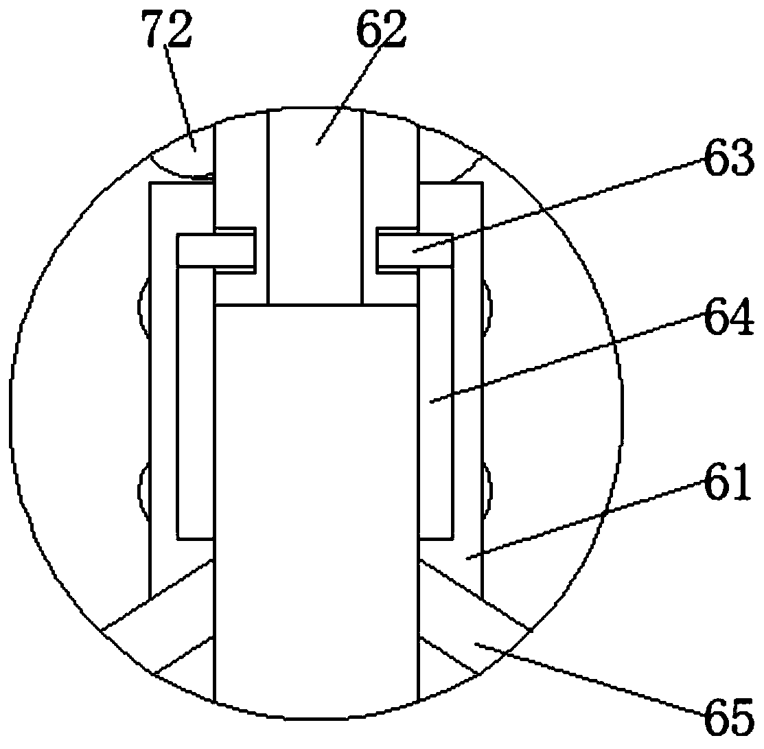 A push-type can lid closing device for a one-armed person