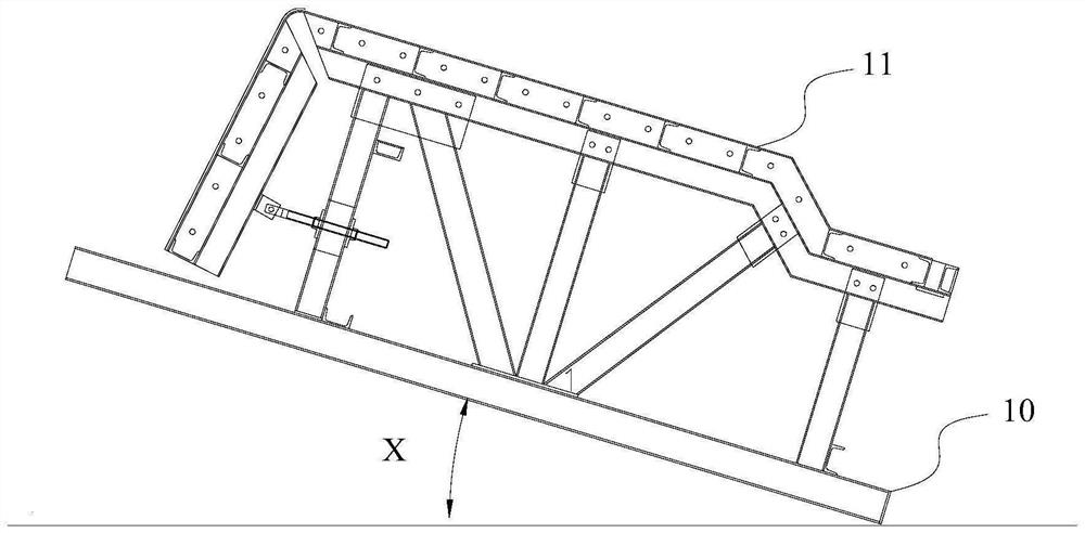 Steel formwork cleaning method and steel formwork cleaning cement mortar