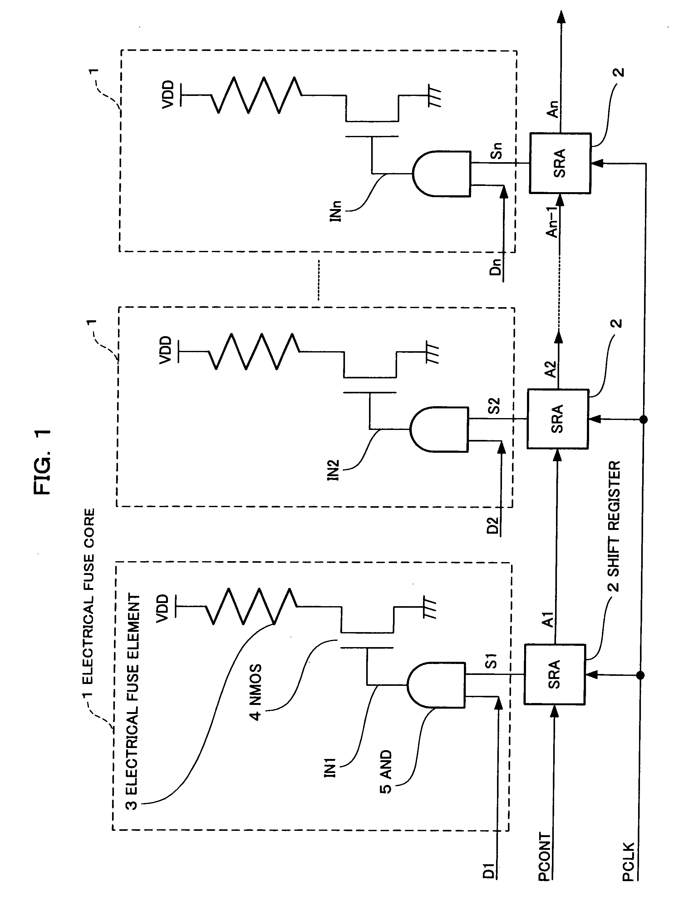 Electrical fuse circuit