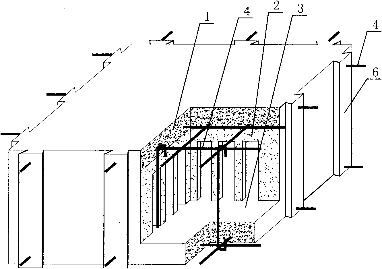 Prefabricated board unit for net rib board