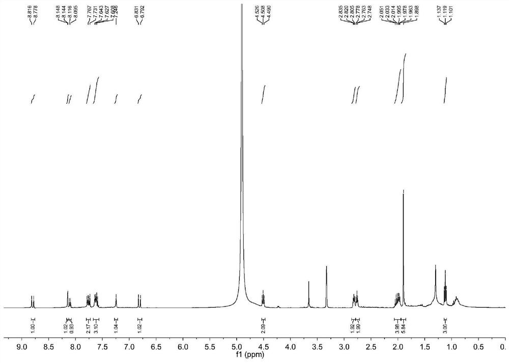 Nitroreductase-responsive diagnostic and therapeutic integrated probe and its preparation method and application