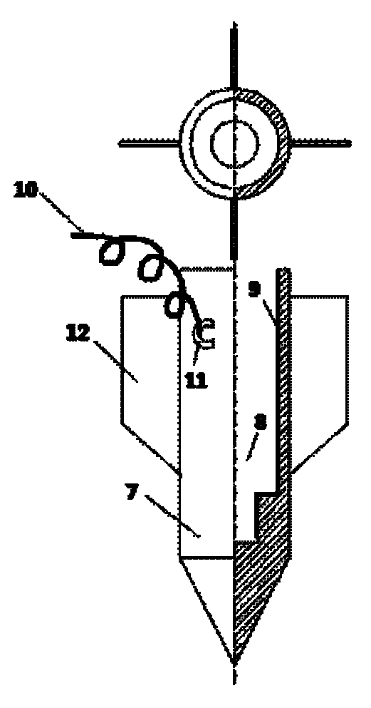 Separable self-drilling embedment anchor