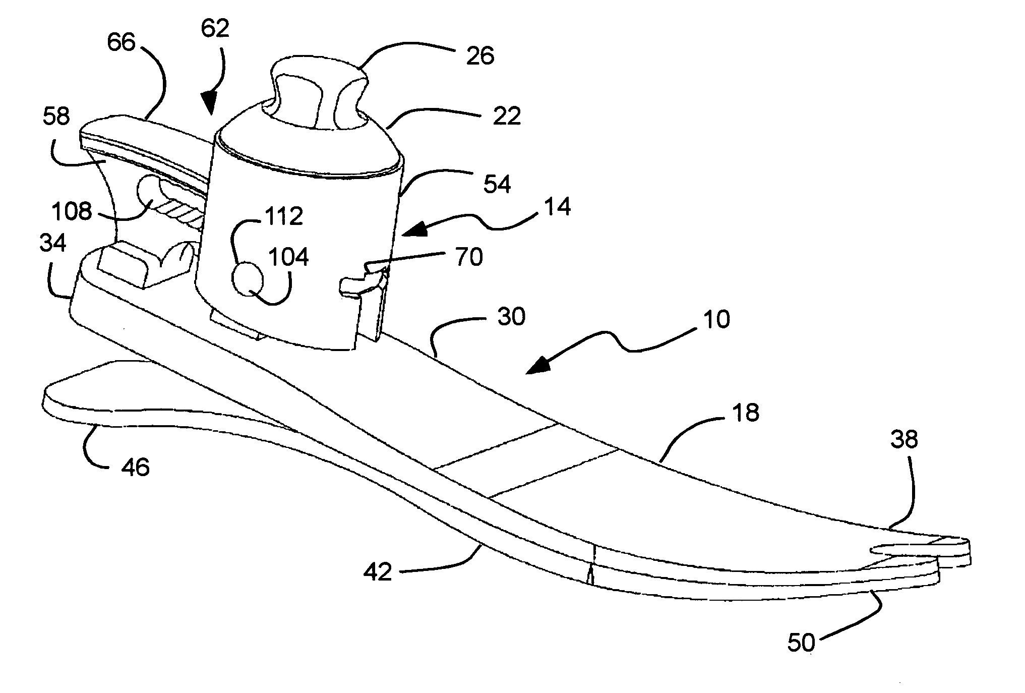 Prosthetic foot with an adjustable ankle and method