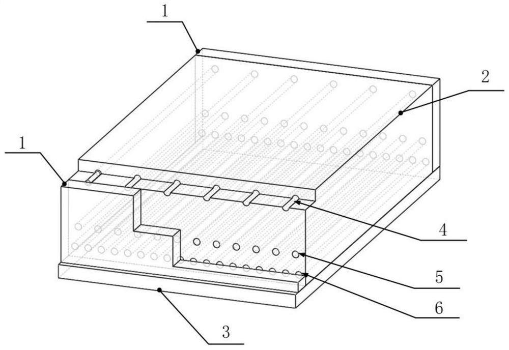 Low-frequency sound absorption covering layer with gradient change cylindrical cavity