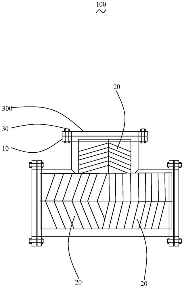 A positioning mold and assembly method for complete duplication of pipelines