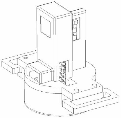 Rapid and automatic strain gauge pasting device for structural safety detection