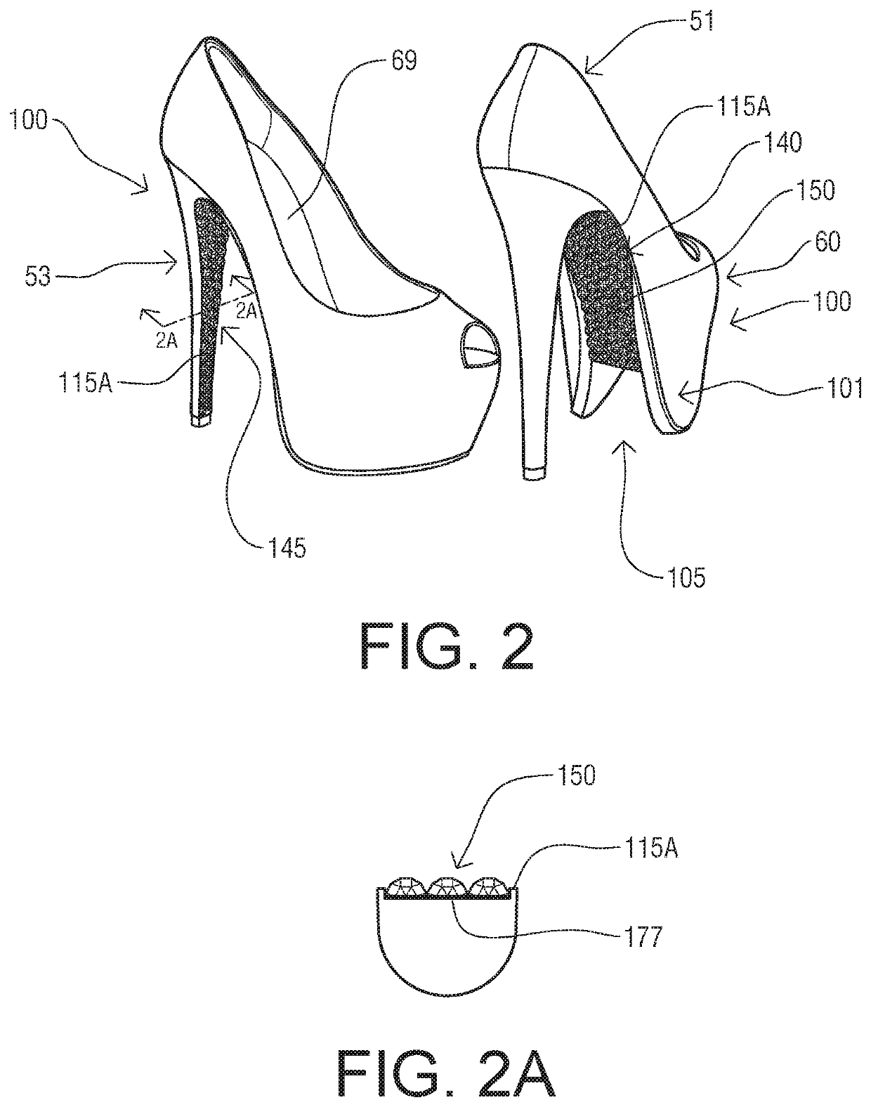 Construction unit and decorative component, and a shoe incorporating same