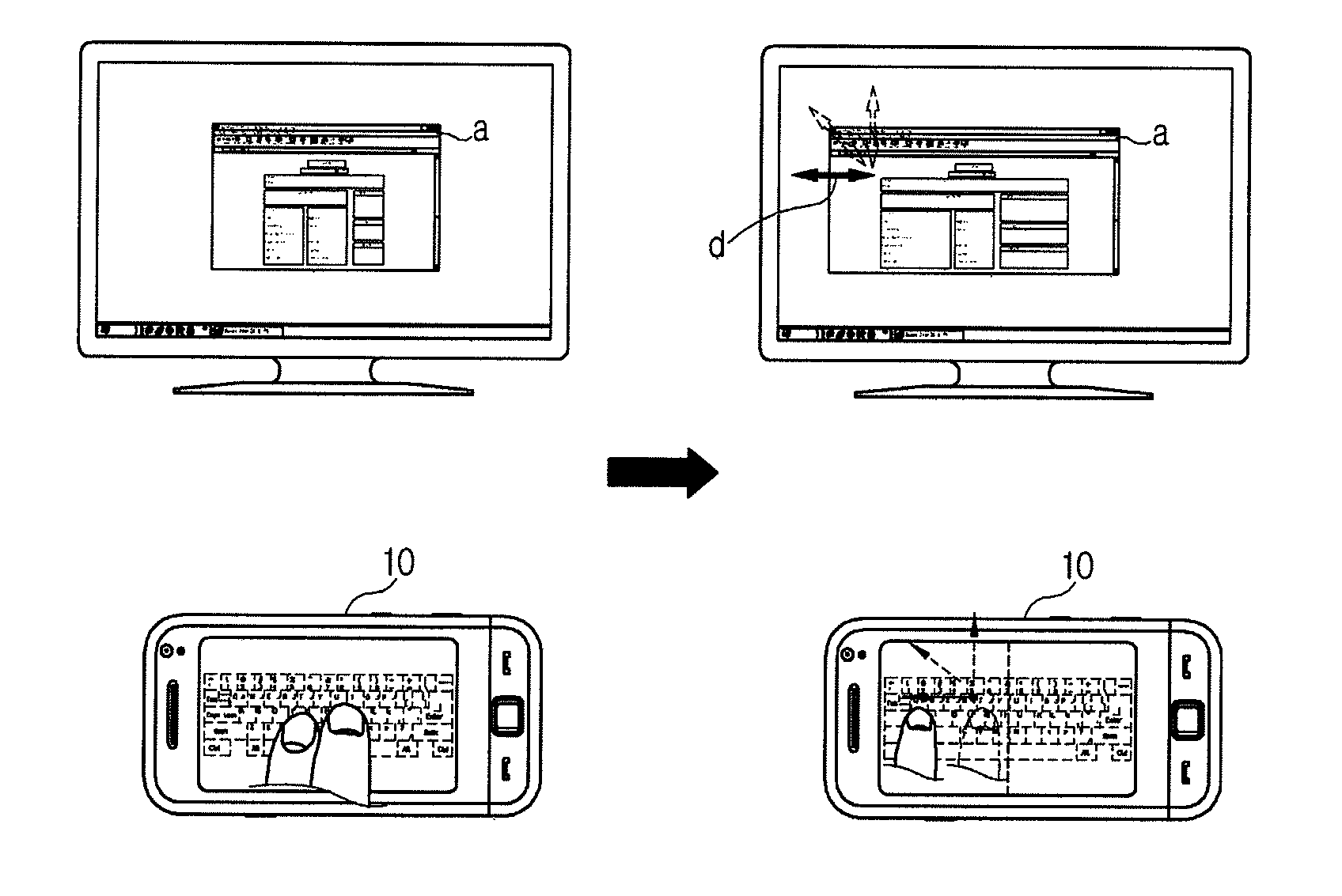 Multi-touch input control system