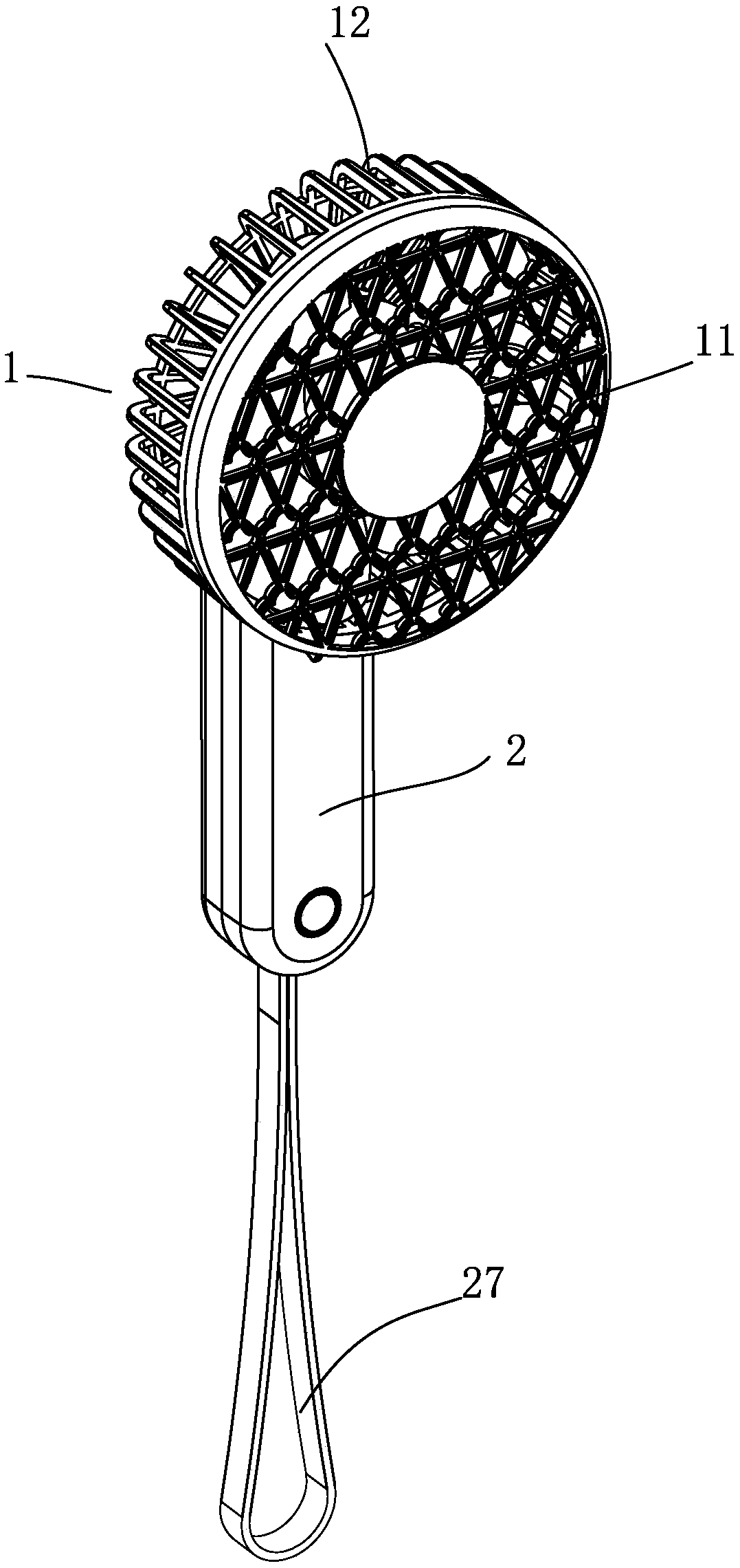 Mini fan with multipurpose supporting base