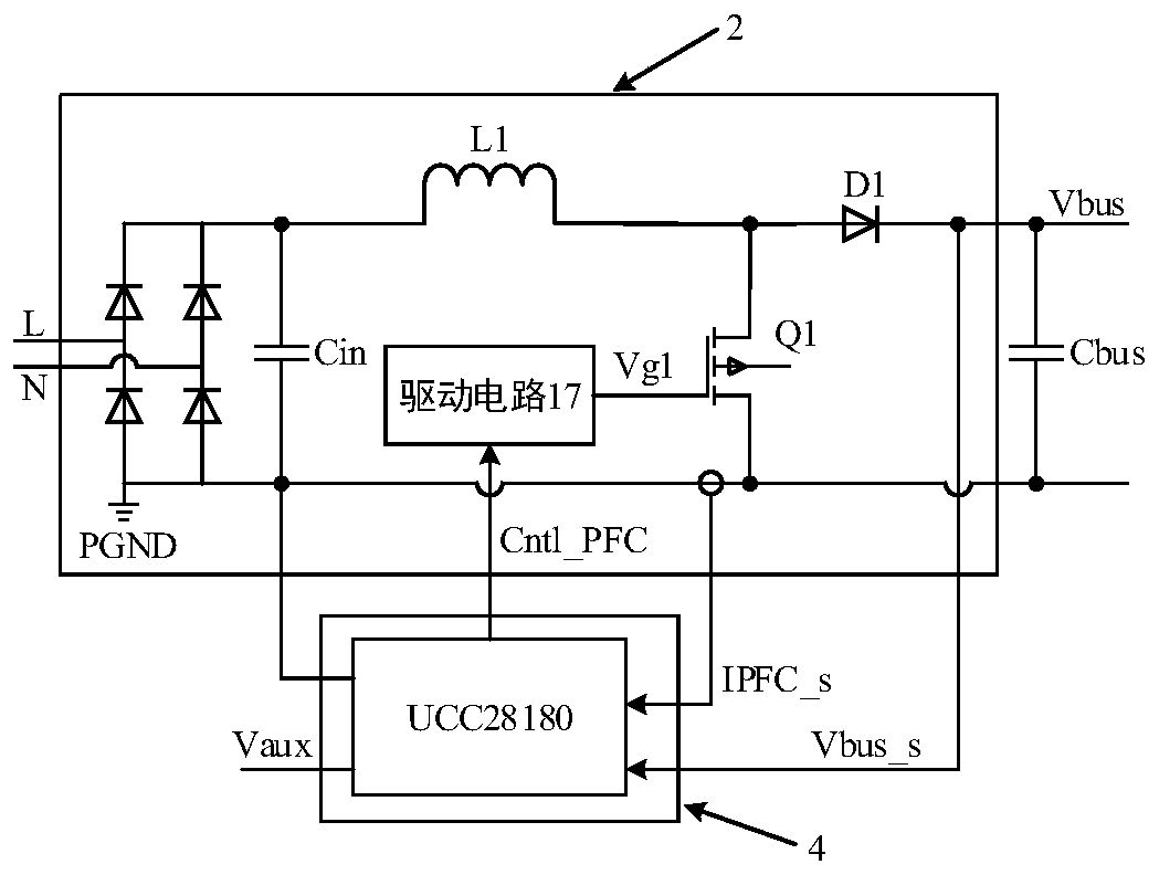 Isolated AC-DC power source for high-speed electric spindle driver