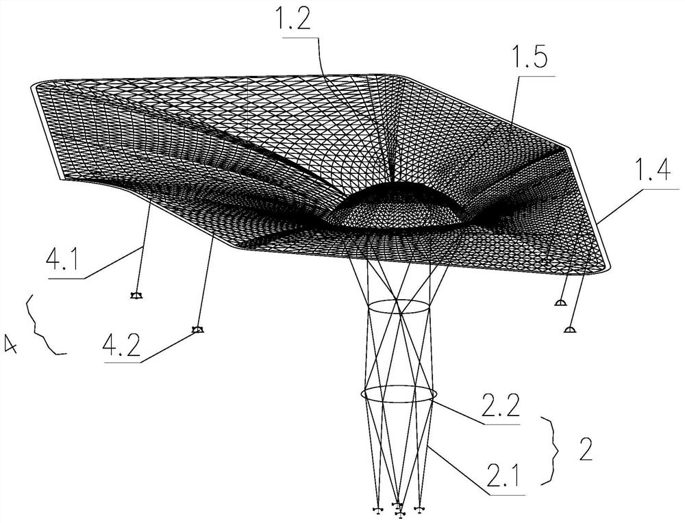 Canopy structure for commercial block