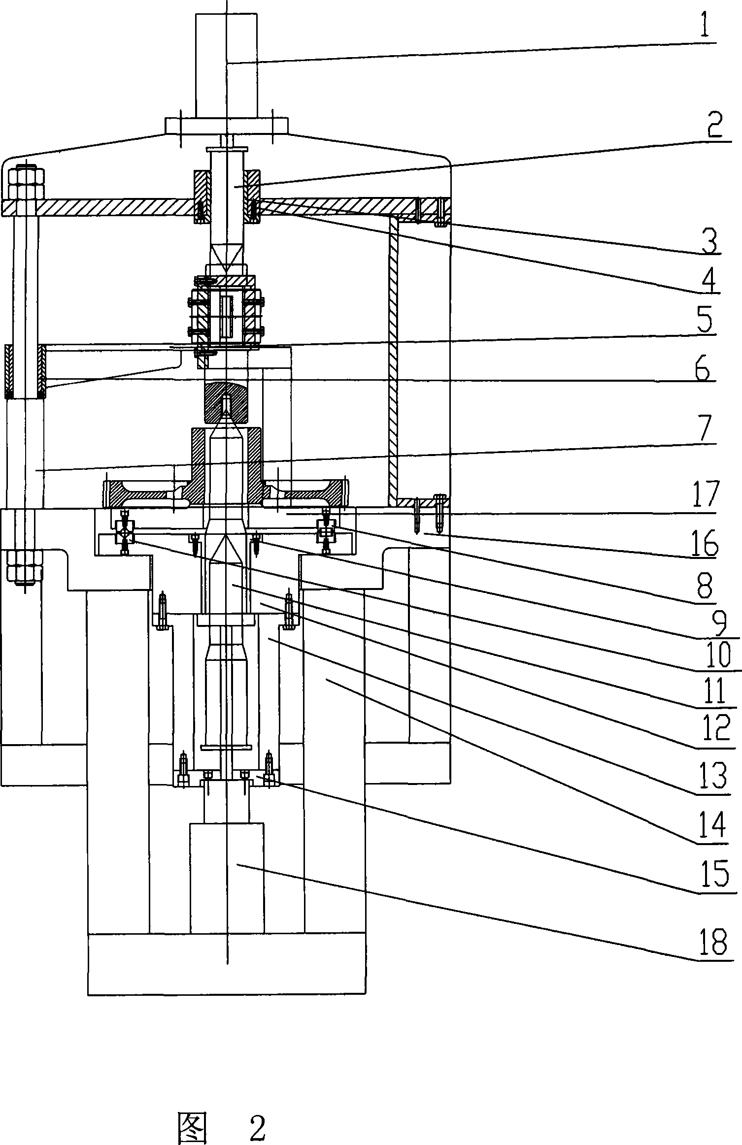 A vertical type assembling apparatus for planetary gear