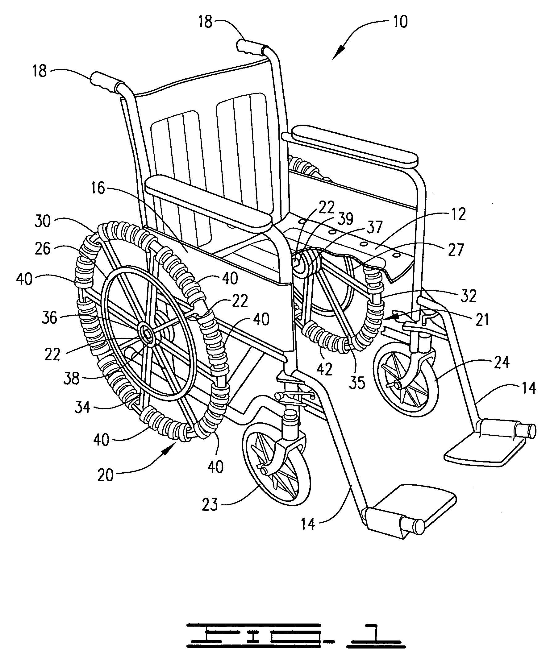 Wheel assembly and wheelchair