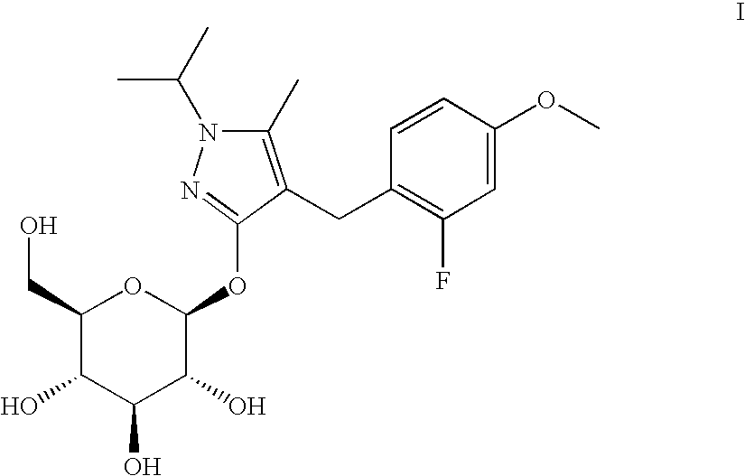 Crystalline form of 1'-(1-methylethyl)-4'-[(2-fluoro-4-methoxyphenyl)methyl]-5'-methyl-1H-pyrazol-3'-O-beta-D-glucopyranoside, a method for its preparation and the use thereof for preparing medicaments