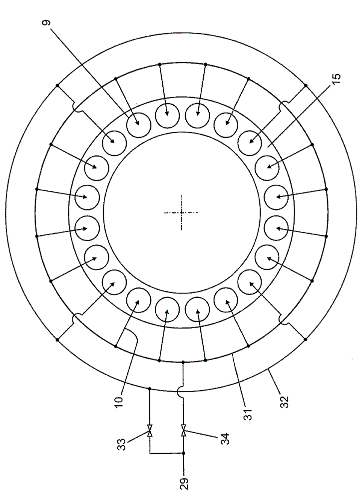 Gas turbine with improved part load emissions behavior