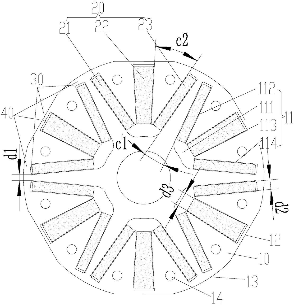 Motor rotor and motor