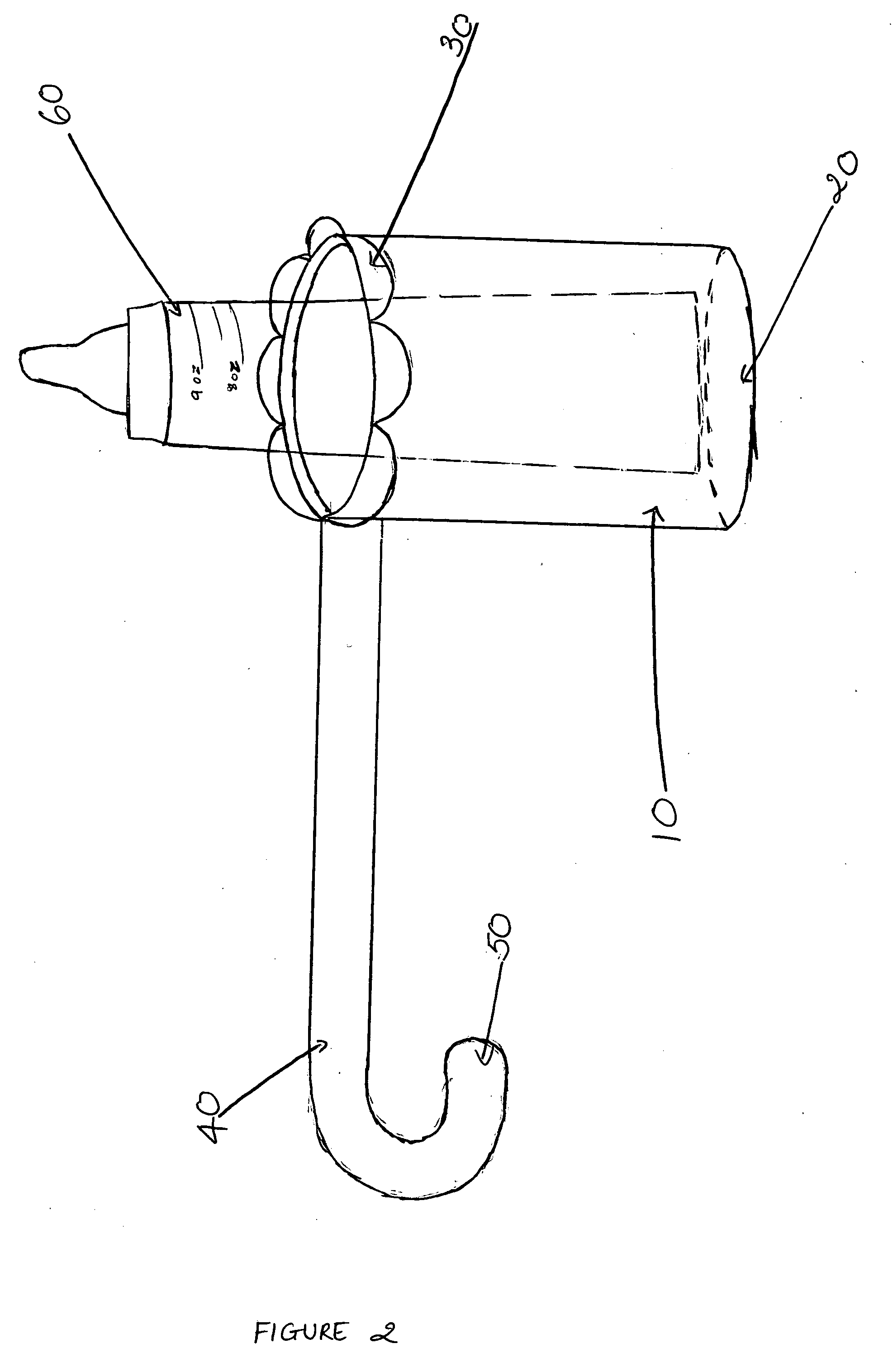 Beverage container holder and handle for use in a vehicle