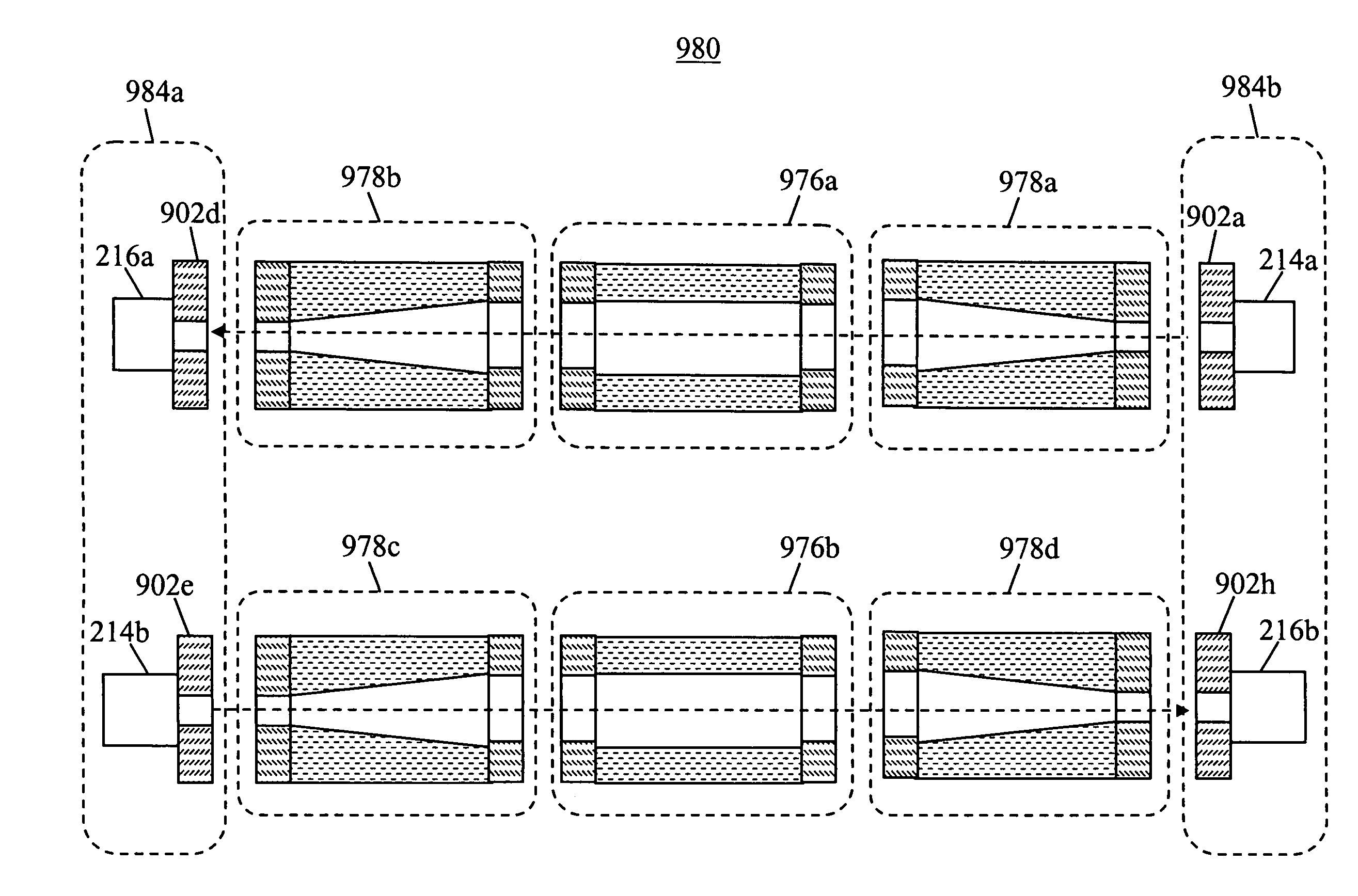 Apparatus, system and method for an adiabatic coupler for multi-mode fiber-optic transmission systems