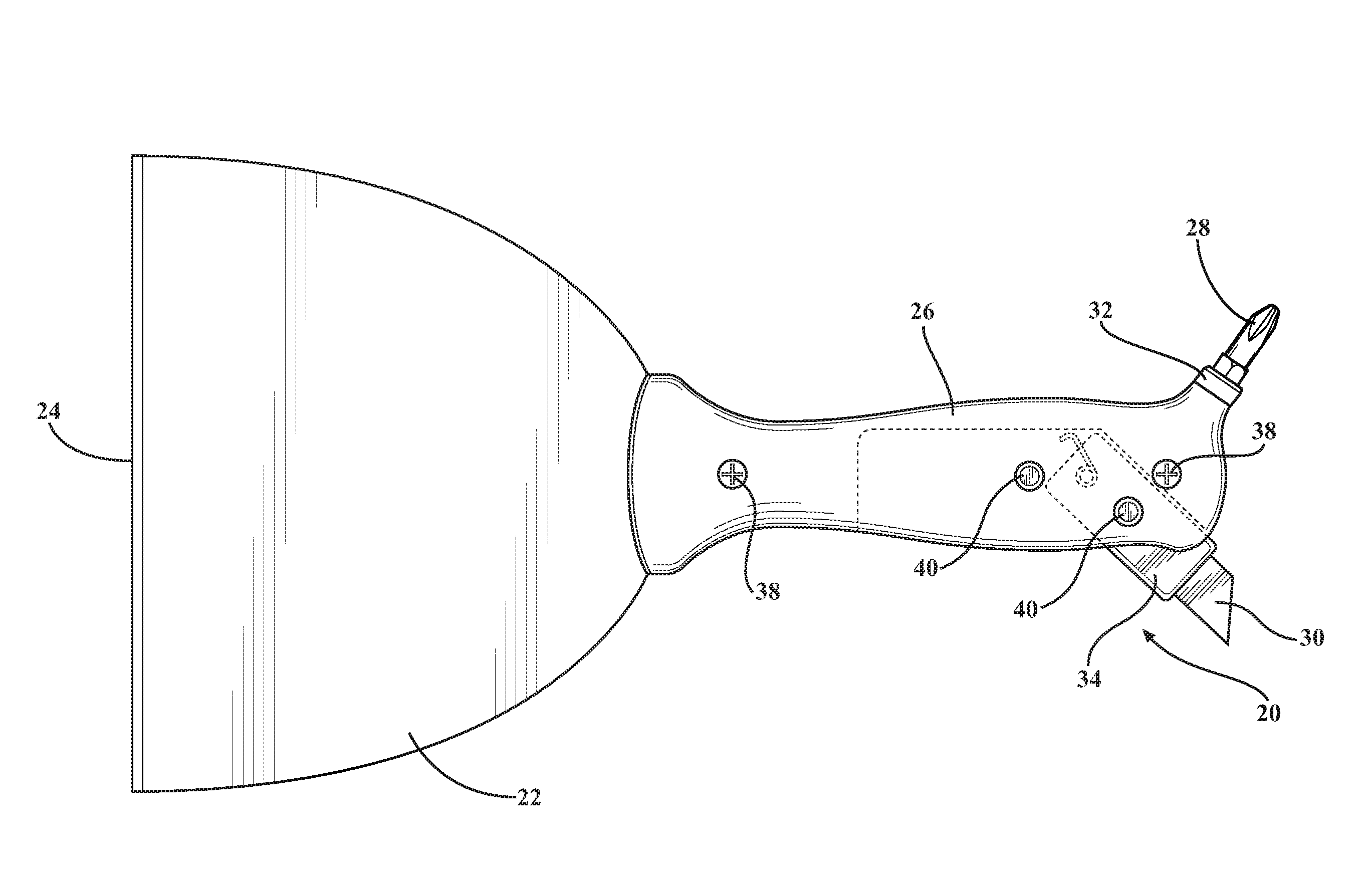 Drywall Knife And Multi-Tool Assembly