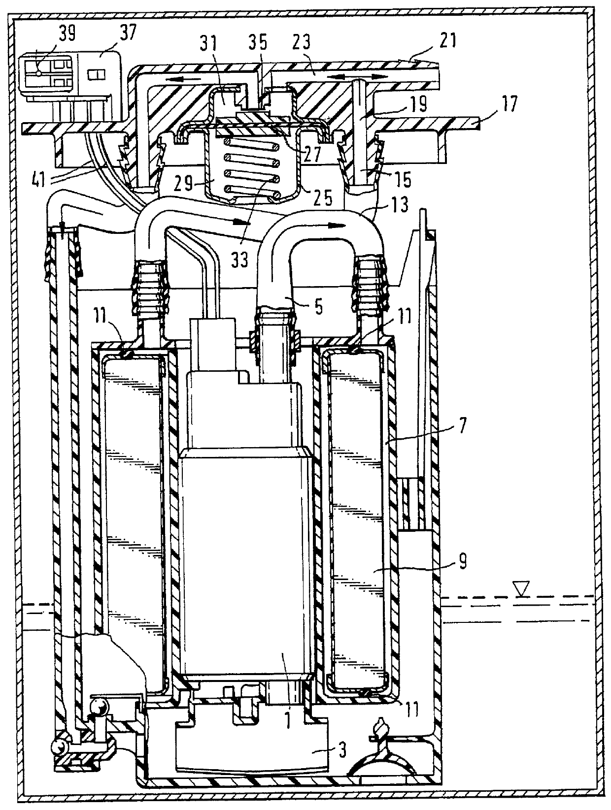 Flange of a fuel delivery module and fuel delivery module