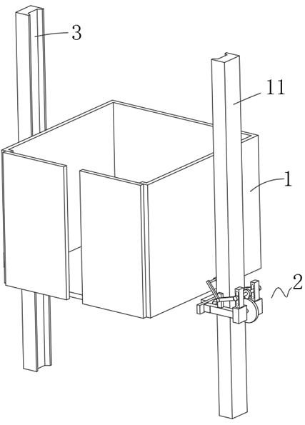 Stall protection device for vertical elevator
