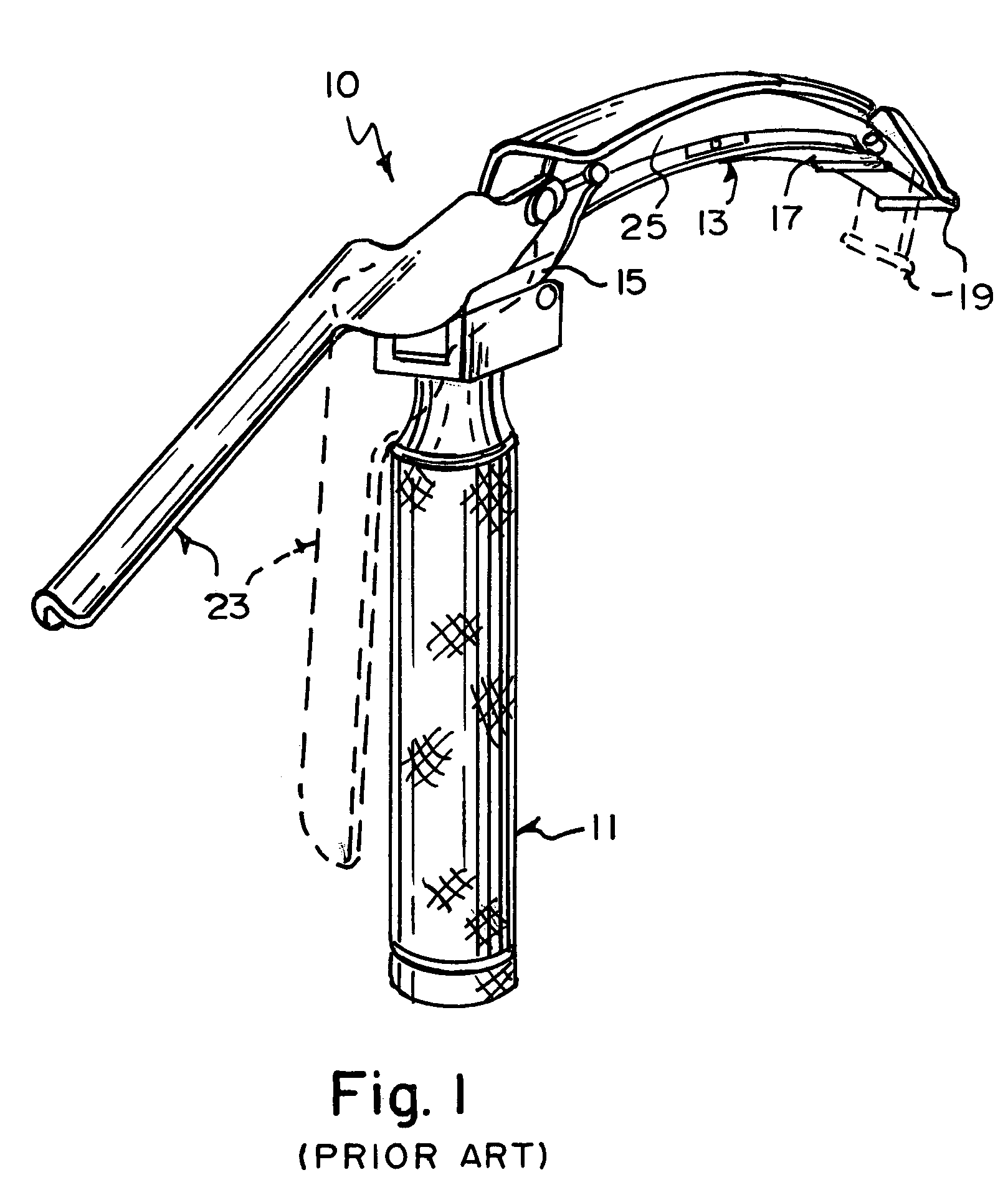 Laryngoscope for simultaneously facilitating the illuminating of a throat pathway and inserting an intubation tube