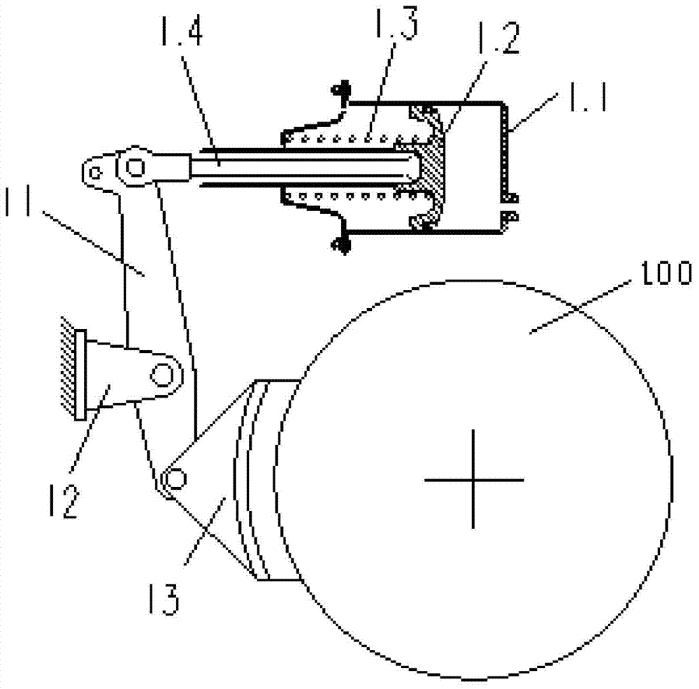 A brake control system for a vehicle