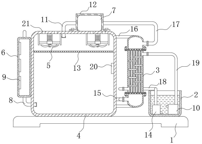 A kind of cooling and dehumidification power cabinet based on semiconductor refrigeration sheet