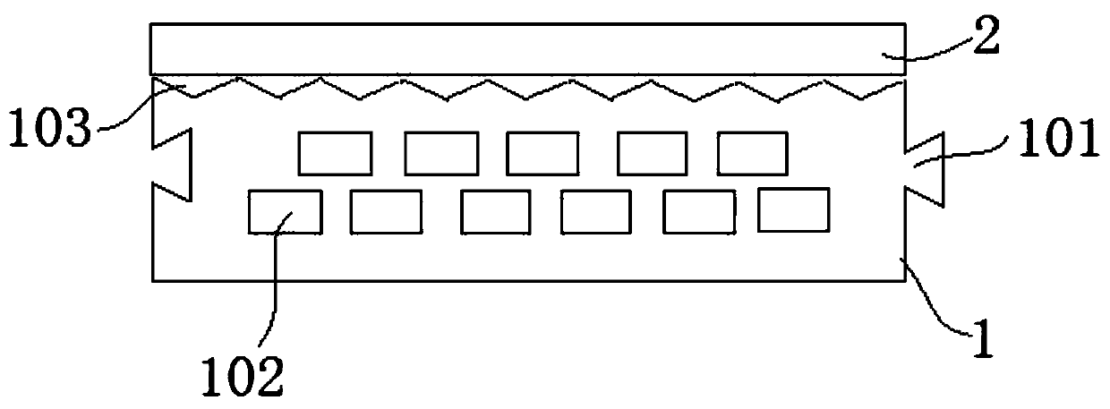 An anti-deformation double-layer composite floor