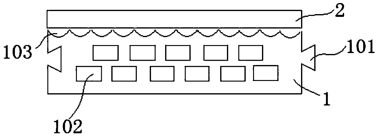 An anti-deformation double-layer composite floor