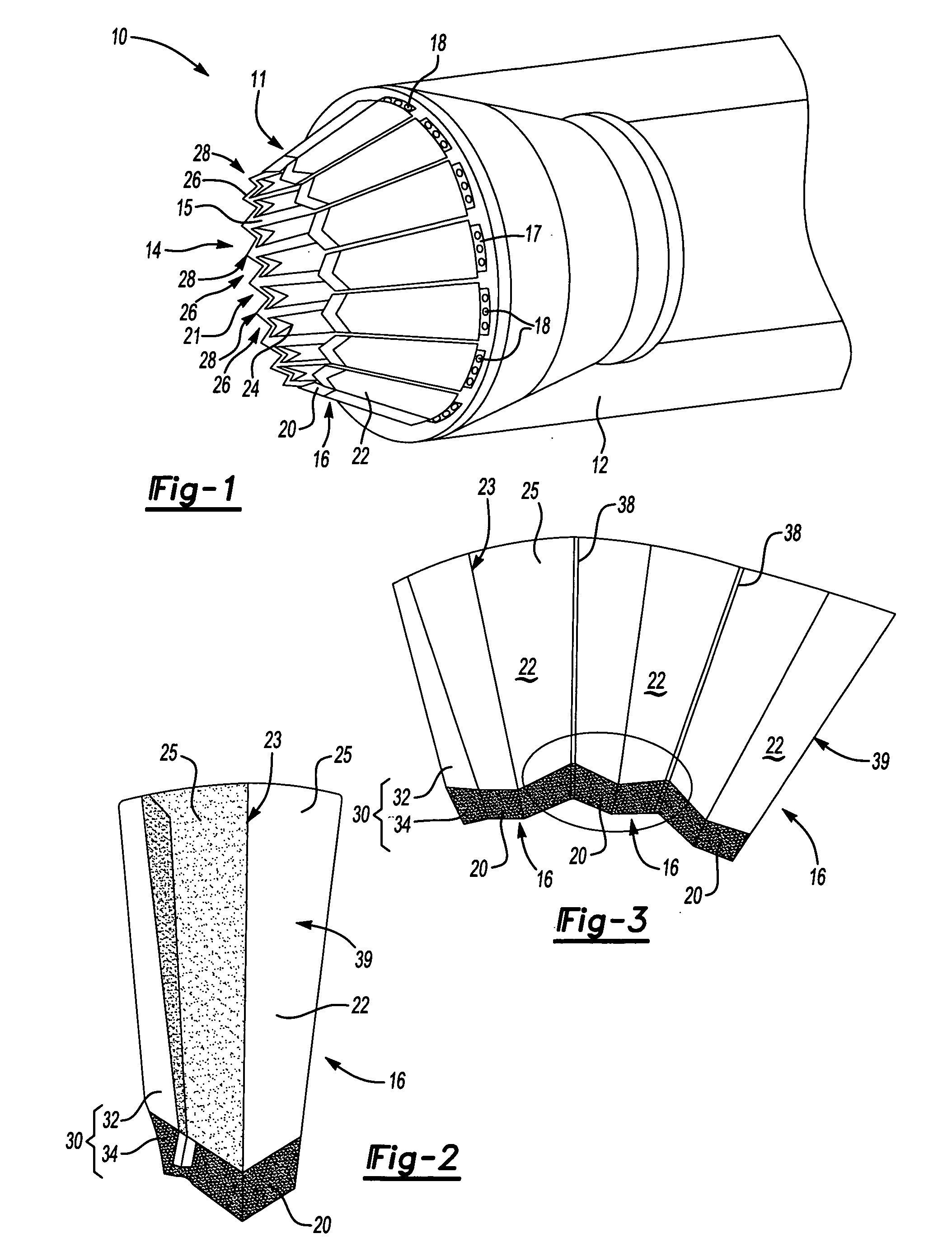 Reduced radar cross section exhaust nozzle assembly