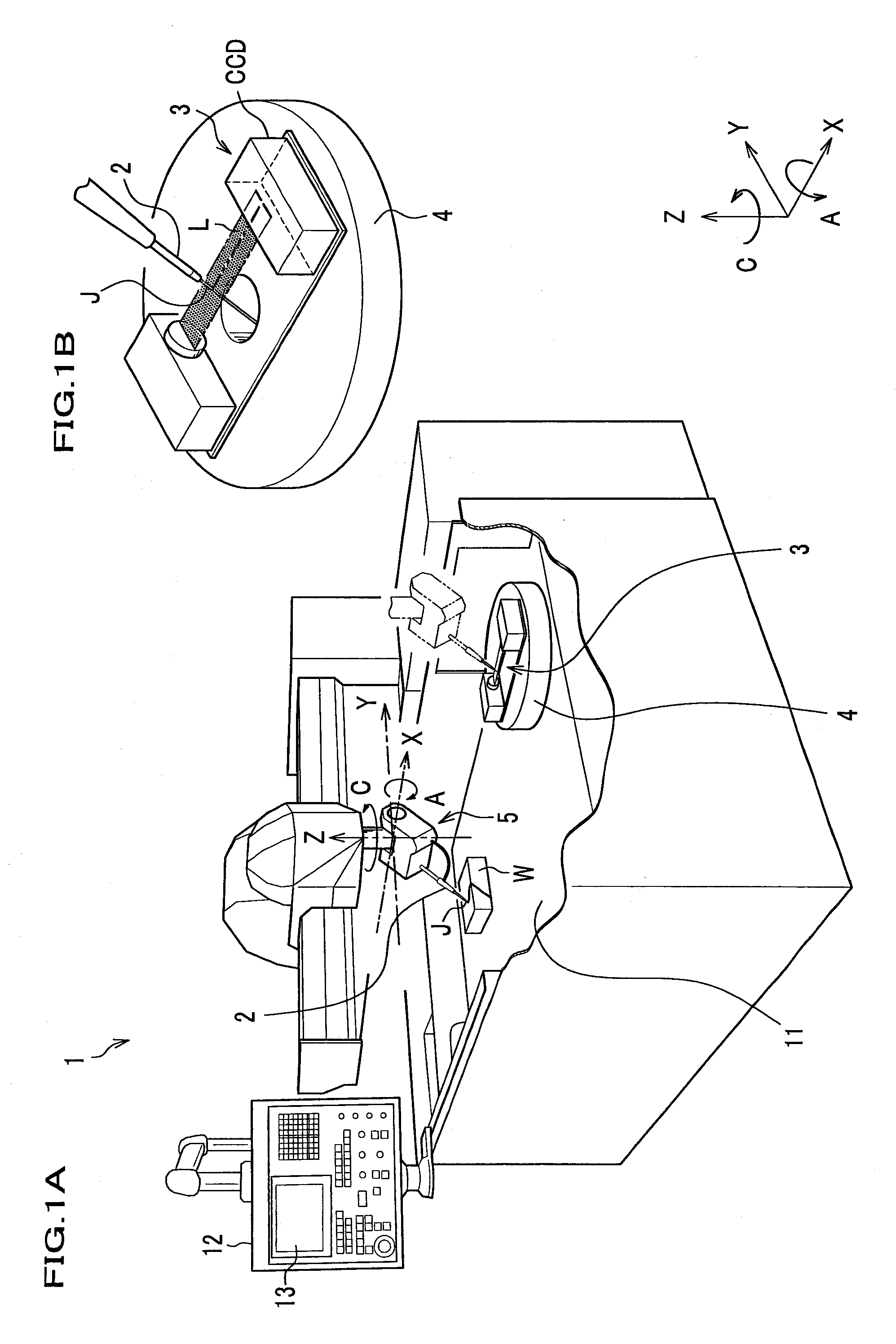Jetting apparatus and origin correction method therefor