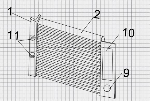 Automatic adjusting louver for passive house