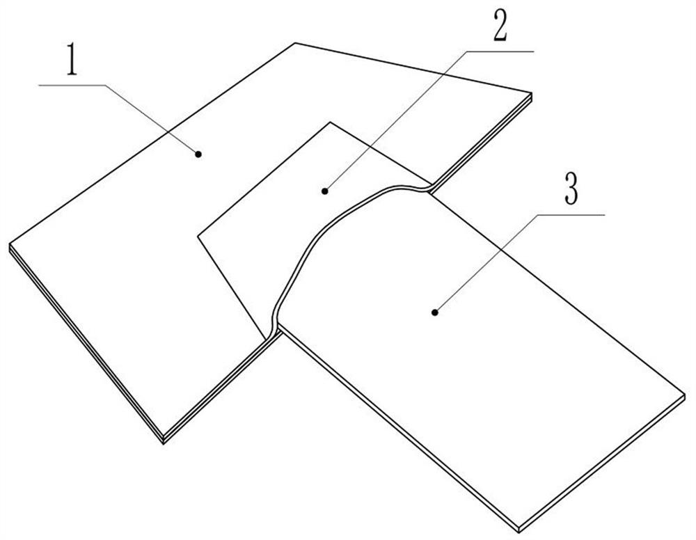 Knitted fabric insert splicing structure and its weaving method