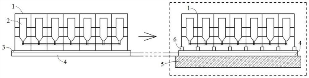 Rapid transformation method and device for in-situ dry dedusting of blast furnace wet dedusting