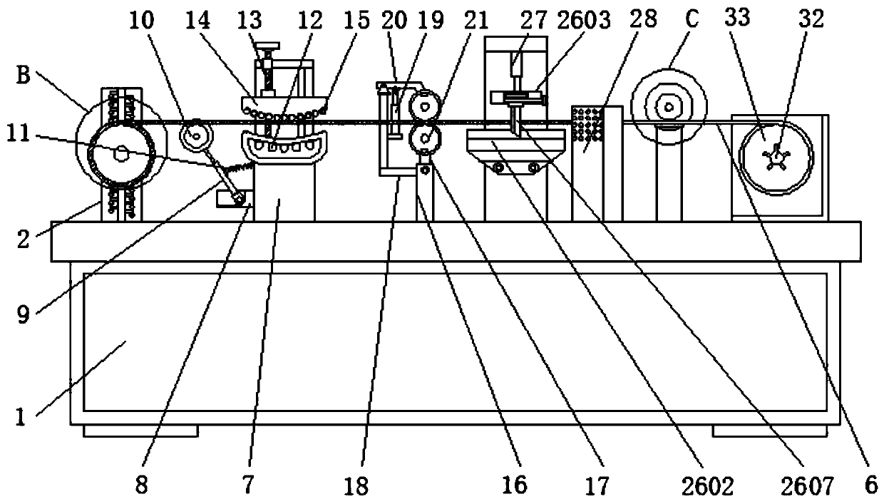 Textile fabric cutting device convenient for scratch prevention