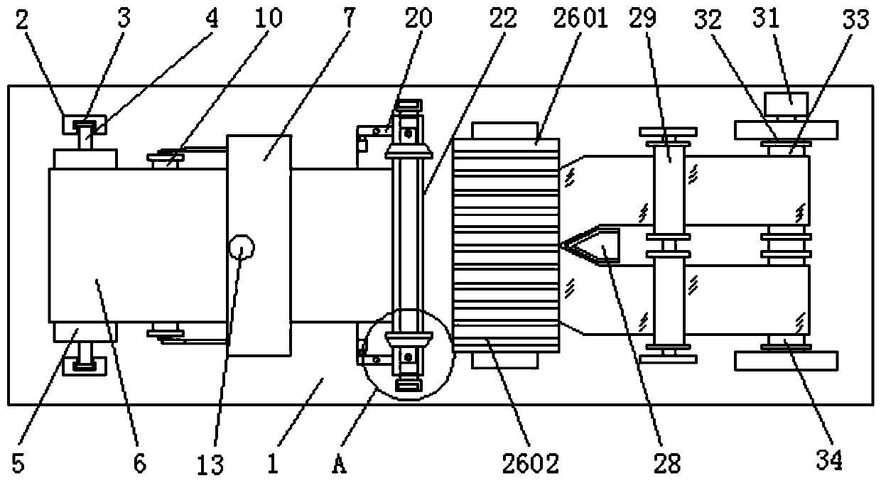 Textile fabric cutting device convenient for scratch prevention