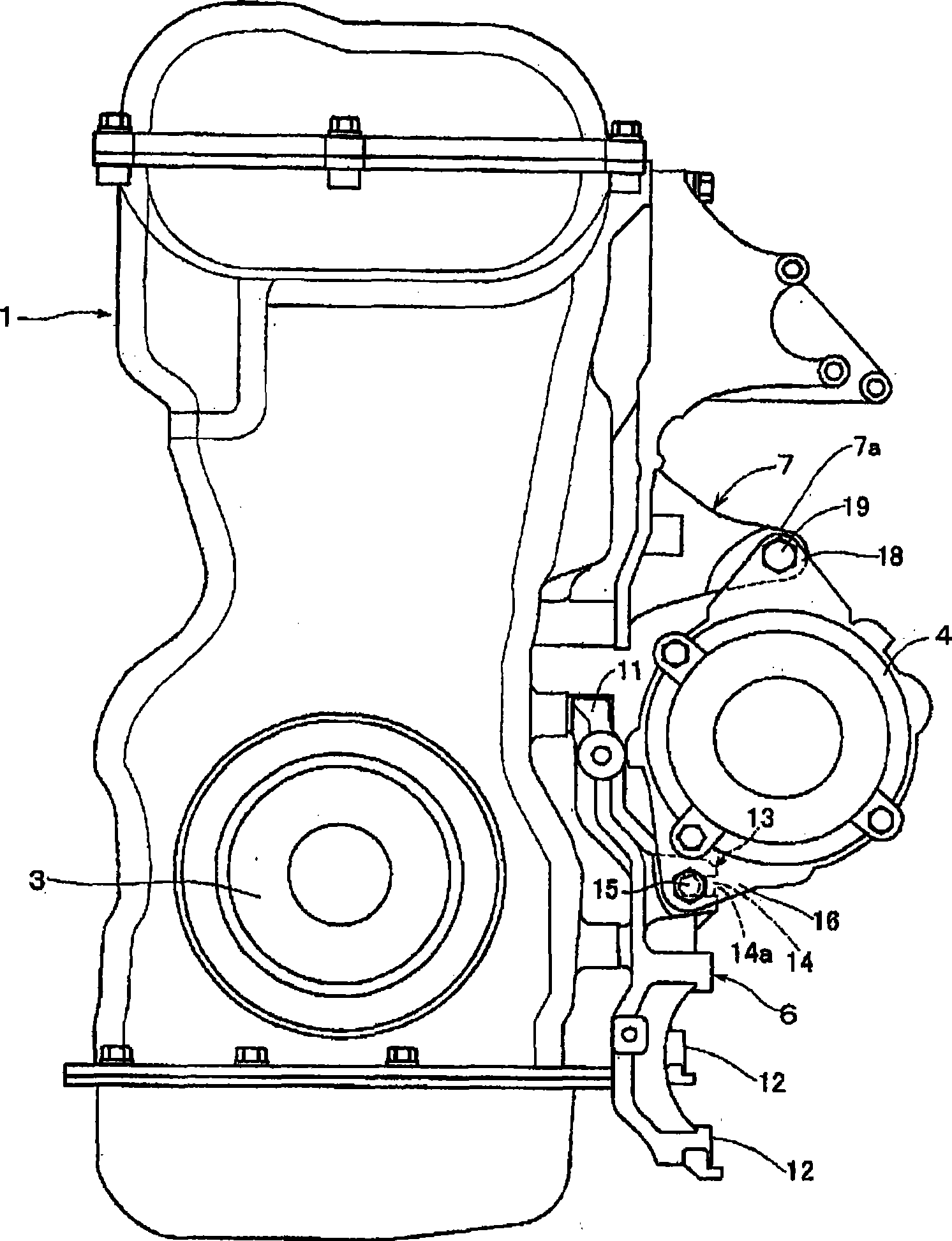 Accessory mounting structure