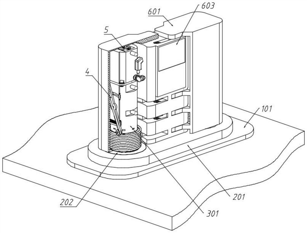 Safety protection device based on new energy vehicle charging pile