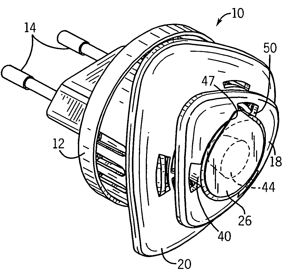 Air treatment devices with use-up indicators