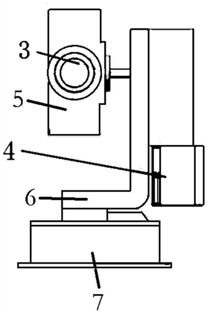 Automatic scanning measurement device and method for volume of oil tank