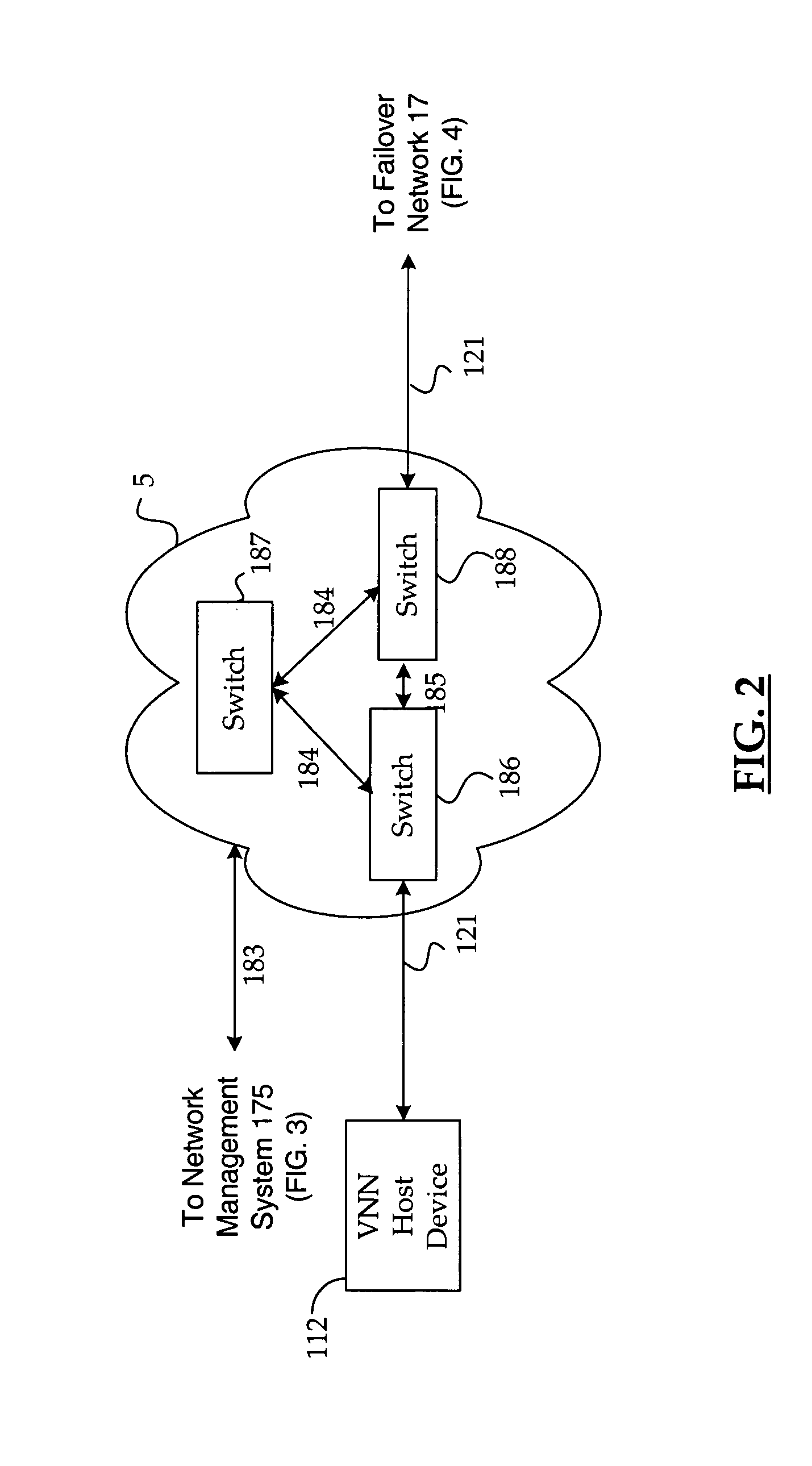 Method and system for automatically rerouting logical circuit data in a virtual private network