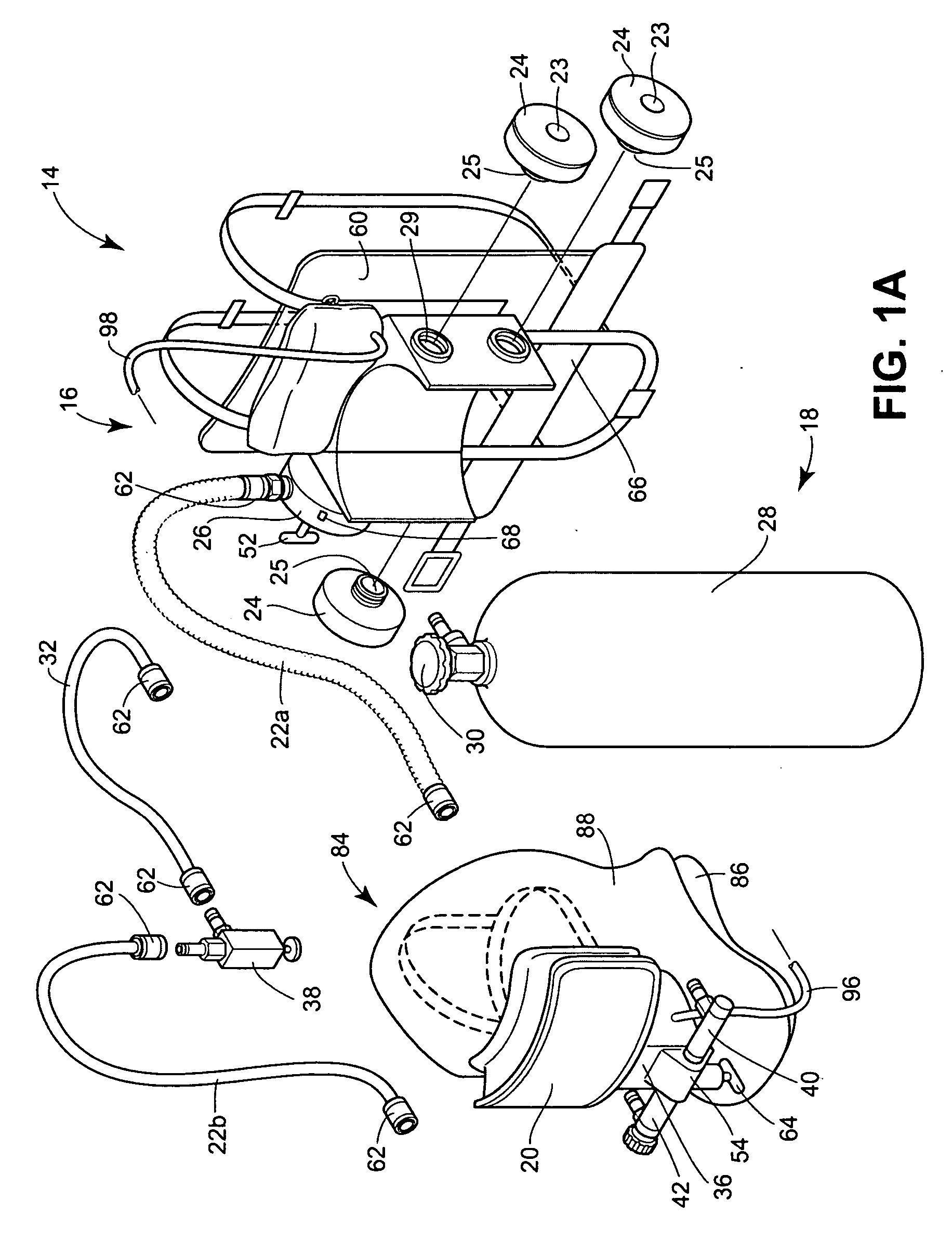 Apparatus and method for providing breathable air and bodily protection in a contaminated environment