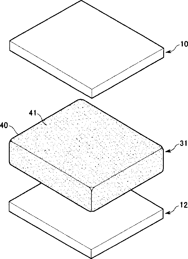 Composite sandwich structural body for absorbing vibration and noise