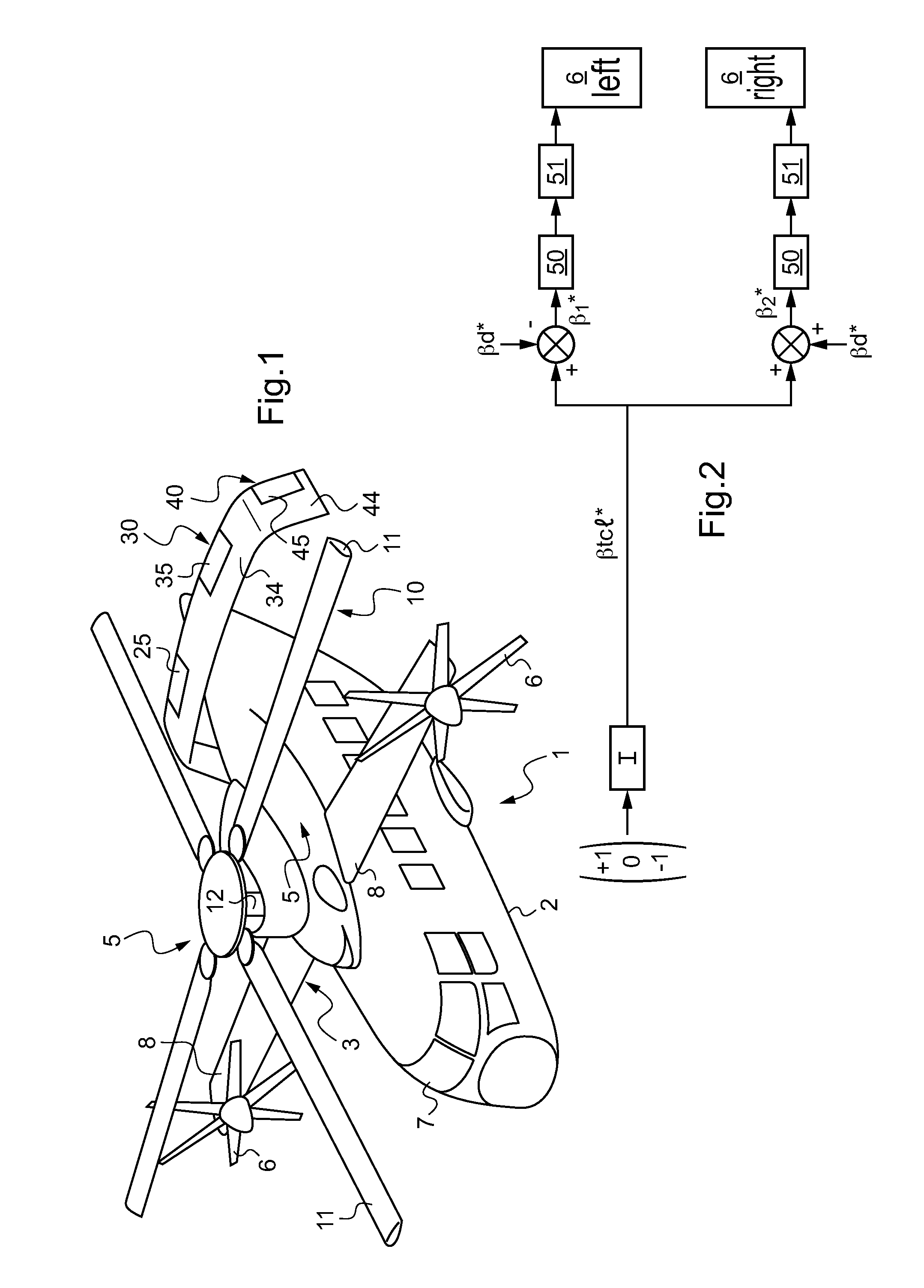 Drive control and regulation method and system for a hybrid helicopter