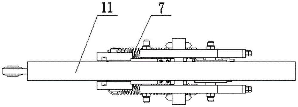 Monorail crane one-way brake vehicle