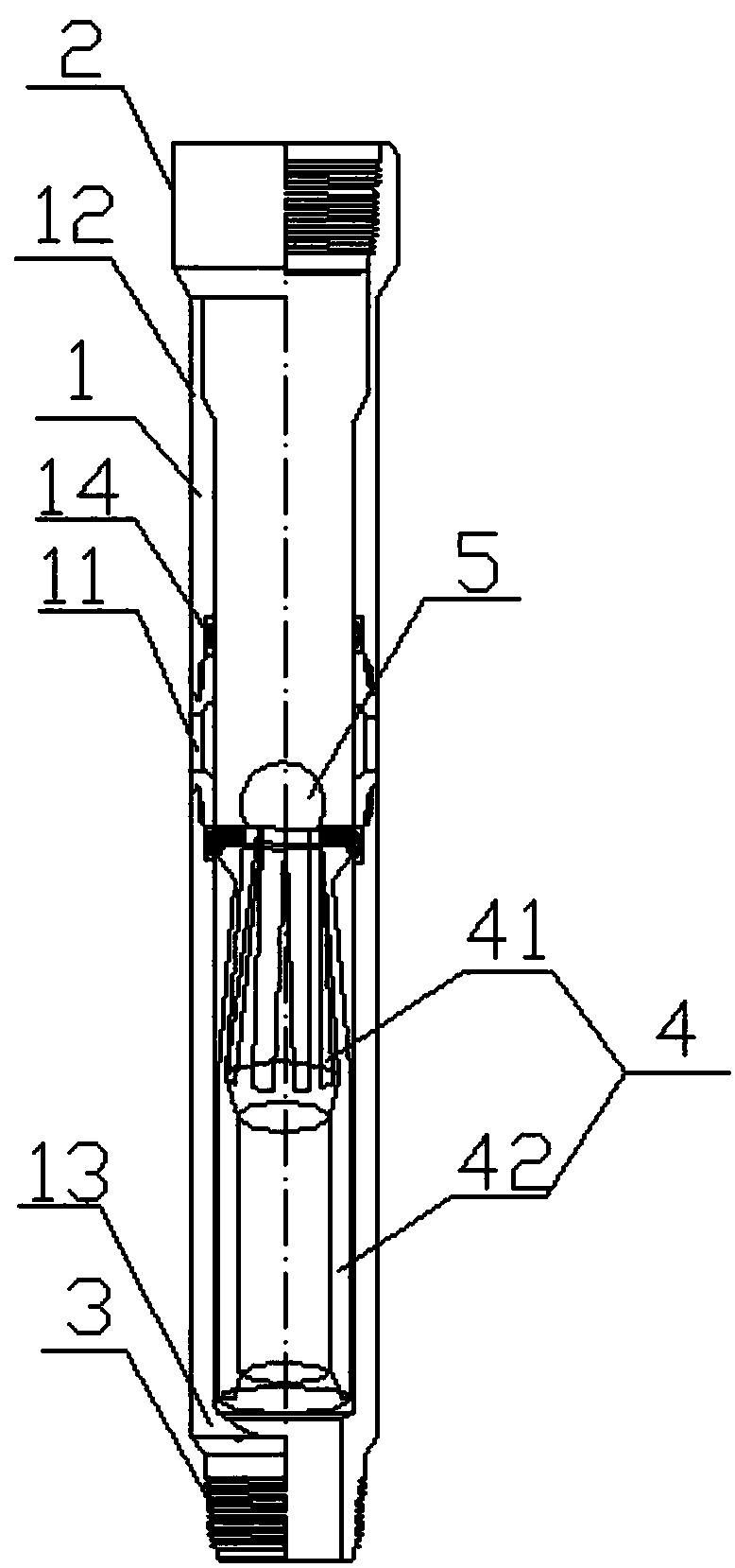 A well cementing and fracturing device