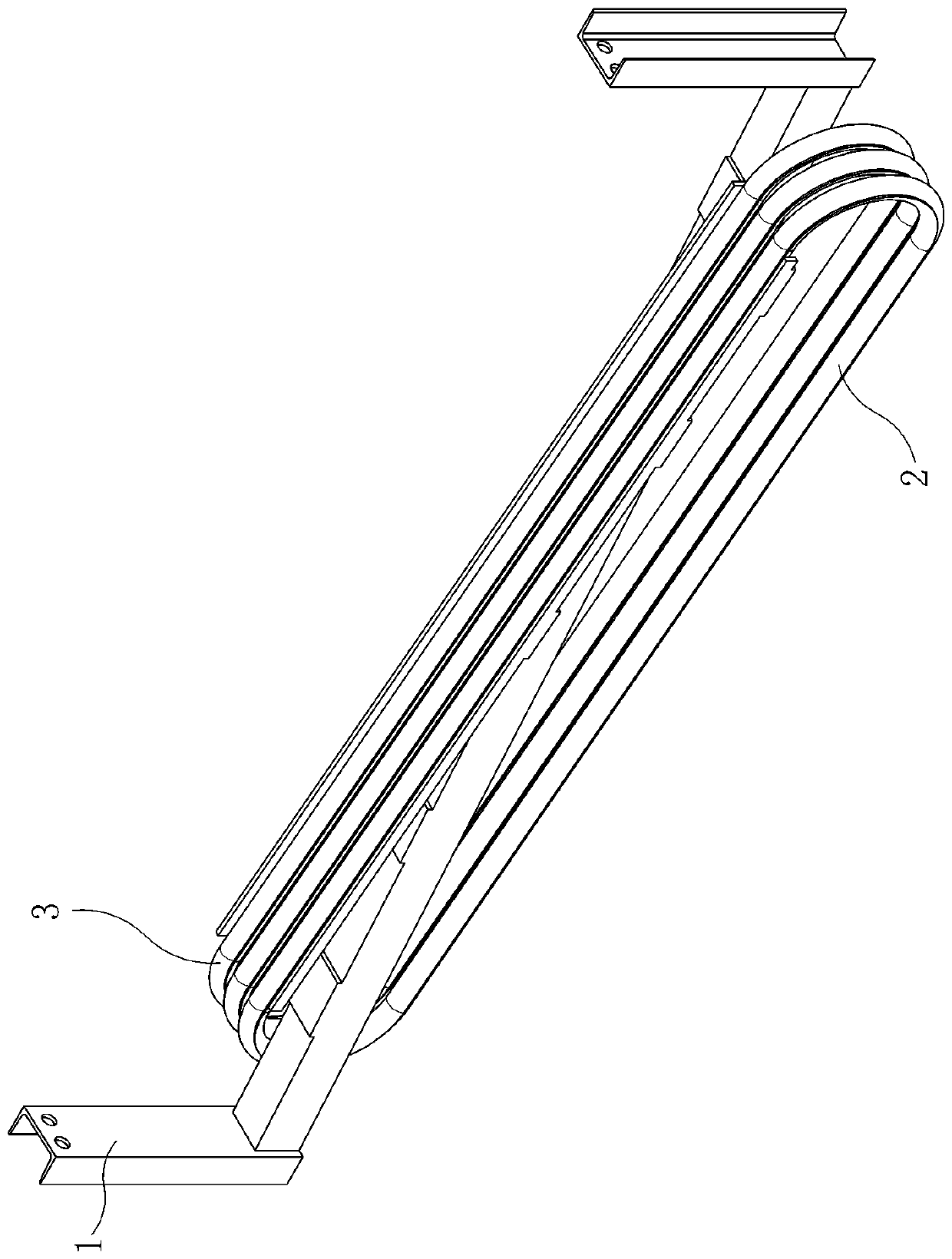 High density fiber rope combined sweeper