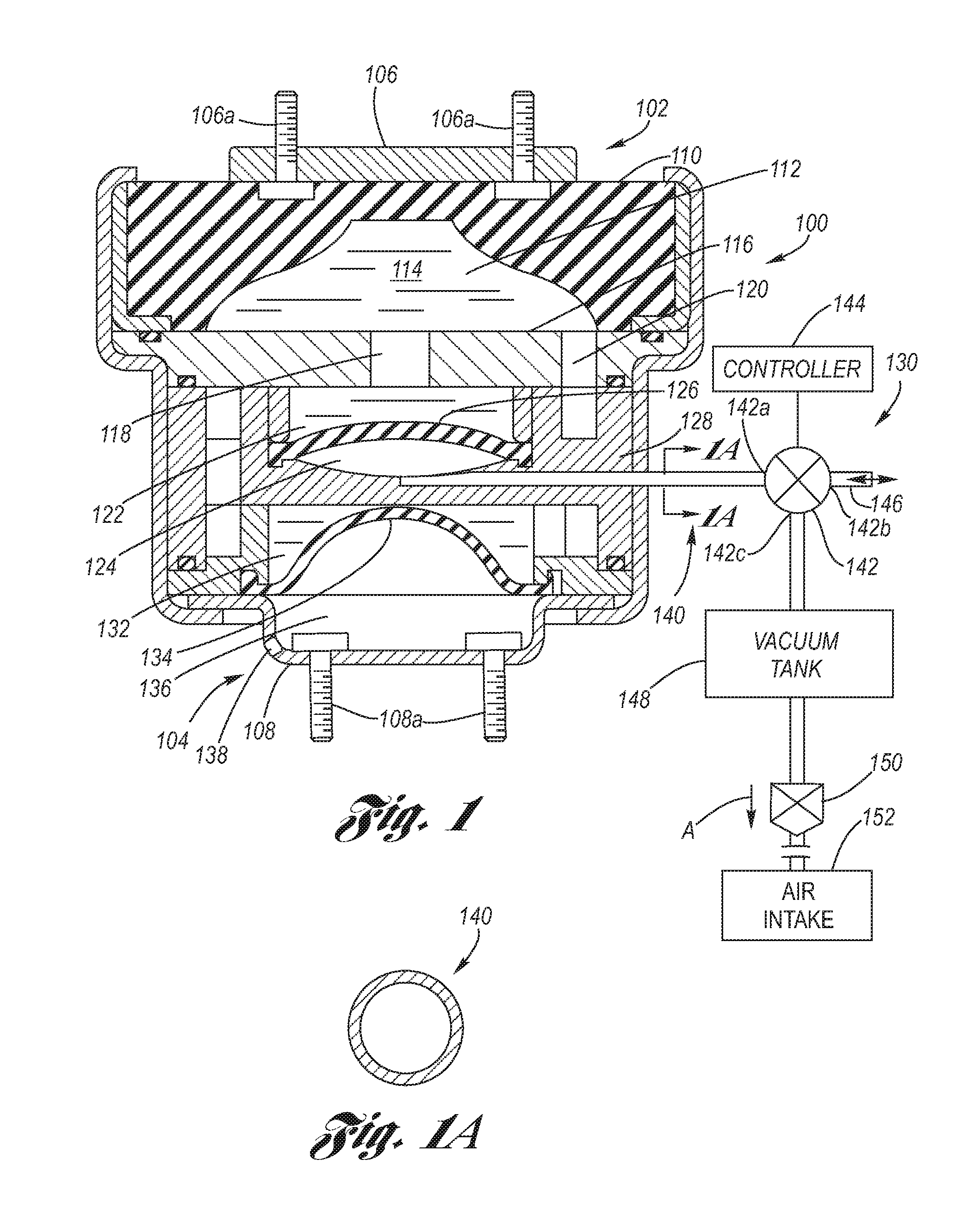 Hydraulic mount having double idle rate dip frequencies of dynamic stiffness