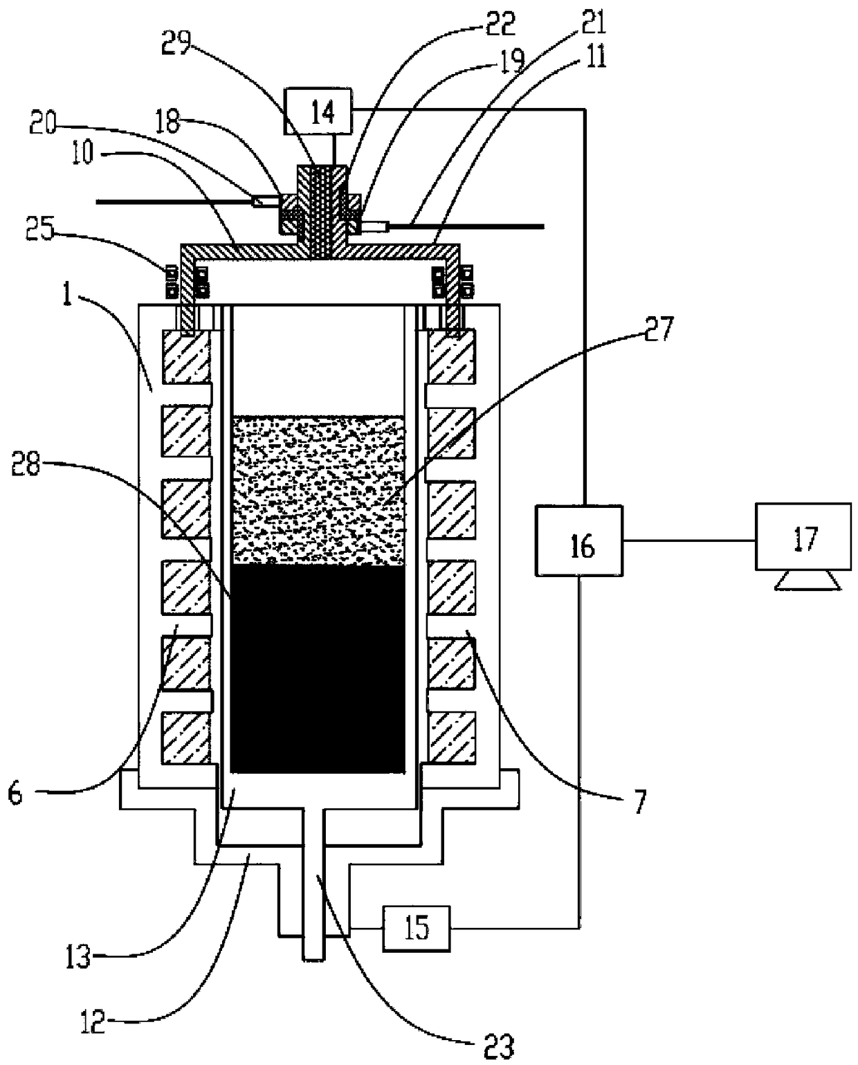 High-temperature alloy smelting device